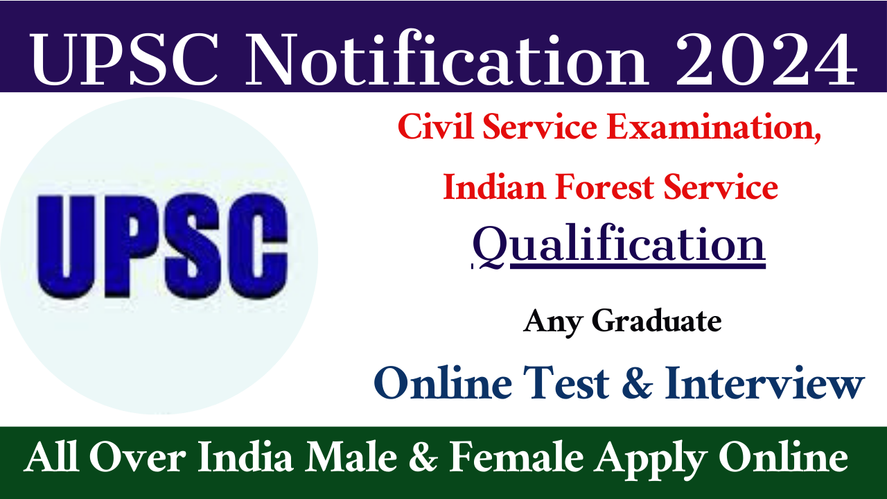 UPSC Notification 2024 Apply Online Now