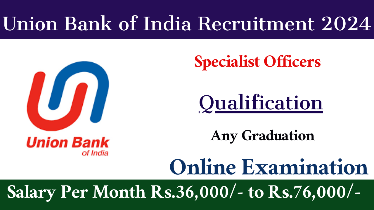 Union Bank of India Recruitment 2024